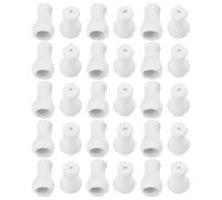 JOINPAYA 45 Pomos de Plástico Blanco para Persianas Acabado Suave y Diseño Elegante, Ideales para Reparación de Cortinas y Proyectos de Persianas Enrollables