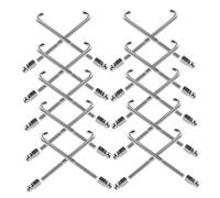 JOINPAYA 48piezas Accesorios Para Banjo y Guitarra Ganchos De Tensión Ajustables Herramientas De Reparación De Instrumentos Musicales Compatible Con Banjo y Otros Instrumentos De