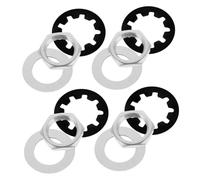 JOINPAYA 4juego Accesorios para Guitarra Eléctrica Tuercas y Arandelas Kit de Reparación de Guitarra Tuercas para Potenciómetros Uso con Conector de Señal