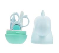 JOINPAYA 4piezas Cortauñas Para Bebés Tijeras De Uñas y Estuche Kit De Manicura Infantil Con Diseño De Ojos Verdes Para Cuidado De Uñas De Recién Nacidos y Niño Niña Pequeños