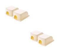 JOINPAYA 4piezas Cubierta Protectora De Enchufe Para Diseño Adhesivo Seguro y Práctico Para Interiores Protección Infantil Contra Eléctricas