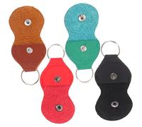 JOINPAYA 4piezas Llavero Púa De Guitarra Bolsa De Transporte para Púas De Guitarra Organizador De Unidades para Eléctrica