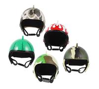 JOINPAYA 5 Piezas Casco De Gallina Casco De Cabeza para Aves para Loros Pollos Pequeños y Patos Estilo Mixto para Mascotas