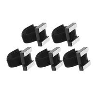 JOINPAYA 5 Piezas Mini Mic Holder Clips con Adhesivo Ajustable Soporte Ligero para Micrófonos Inalámbricos Clip de Sujeción para Eventos Conferencias y Escenarios
