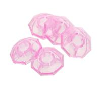 JOINPAYA 5 Piezas Tapas de Botones de Pedal de Guitarra para Efecto Antideslizantes Protector de Pedal de Plástico Adornos Tapa Cubierta Transparente