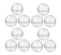 JOINPAYA 50 Cápsulas Redondas de Plástico Transparente Rellenables para Máquina Expendedora, Ligeras y Resistentes, para Fiesta