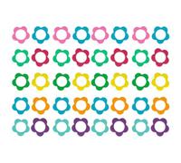 JOINPAYA 50 Marcadores para Ganchillo de Metal Multicolor Cierre Seguro Tamaño Pequeño Reutilizables para Tejer Costura y Manualidades Accesorios Prácticos para Crochet y Punto