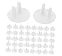 JOINPAYA 50 Piezas Protector Enchufes Niña Cubiertas Seguridad Infantil para Enchufes Eléctricos Polos Plástico Resistente Fácil Instalación y Prevención Choque Eléctrico