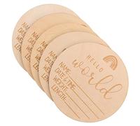 JOINPAYA 5piezas Carteles De Anuncio Para Bebés Carteles De Nombre Para Nuevos Nacidos Accesorios Fotográficos Para Recien Nacidos y Primer Cumpleaños