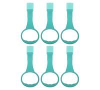 JOINPAYA 6 Anillos de Tracción Portátiles para Bebés Asas de Levantamiento de Plástico Aplicables para Uso en Corralito y Cuna en Casa o Viaje