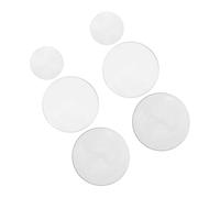 JOINPAYA 6 Lentes Ópticas de Vidrio Convexo Doble Diámetro 5 Cm y Distancia Focal 50 Mm para Laboratorios Ideales para Pruebas Científicas y Demostraciones en Aula