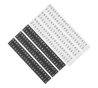 JOINPAYA 6 Piezas Kalimba Stickers Note Markers Non-slip Labels For Beginners Thumb Piano Musical Training Decals For Easy Practice