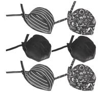 JOINPAYA 6 Piezas Sombrero de Cocinero Unisex Ajustable de Algodón para Restaurantes y Cocinas, Gorro Funcional Que Mantiene el Cabello Recogido y Cómodo para Hombres y Mujeres