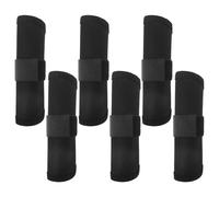 JOINPAYA 6 Protectores de Cebo para Anzuelos de Pesca, Funda Protectora Negra, 6 Piezas, Envolturas Protectoras de Señuelos de 15 Cm, para Seguridad y Organización de Aparejos de Pesca