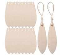 JOINPAYA 60 Adornos Colgantes de Madera sin Terminar en Forma de Mini Tablas de Surf para Manualidades, Decoración Hawaiana y Fiestas de Verano, Recortes de Madera para DIY y Decoración