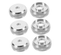 JOINPAYA 6piezas Botones De Válvula De Trompeta De Cubiertas Para Tornillos De Pistón Reemplazos De Válvula Para Instrumentos Musicales Accesorios De Botones Para Trompeta