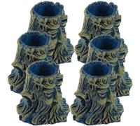 JOINPAYA 6piezas Comedero para Reptiles De Resina Cuencos para Comida y Agua De Tortugas Comedero para Reptiles y Bebedero para Serpientes para Terrarios y Vivarios