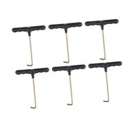 JOINPAYA 6piezas Herramientas Para Patinaje Sobre Hielo Ajustador De Cordones De Acero Inoxidable Accesorio Esencial Para Patines De Figura y Hockey Fácil De Usar y Duradero