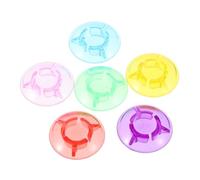 JOINPAYA 6piezas Tapones de Protección para Pedales de Guitarra Forma de Hongo de Colores Morado Azul Verde Amarillo Rojo y Rosa para Usar Estudios o Conciertos