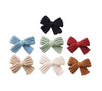 JOINPAYA 7 Piezas horquilla de lazo mini pasadores chicas cabello Brillantina hair clips horquillas moño hair gel alfileres horquilla pinza para el pelo clip de lazo de pelo hierro