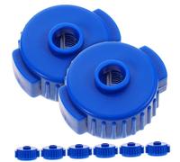 JOINPAYA 8 Piezas Tapa de liberación rápida de platillos amortiguadores de tambor tuercas de remache Tuerca de platillo rápida Soporte de tuercas de platillo partes de tambor el plastico