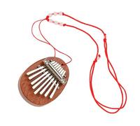 JOINPAYA 8 Yinkalimba bongos tecla de tambor arpa de regazo dedo teclado piano de pulgar teclas Instrumento musical de madera kalimba para principiantes kalimbas de madera Metal Light Brown