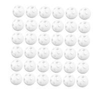 JOINPAYA 80 Piezas bola sonajero bolas de de de sonajero de plastico matracas para ráfaga de animales de peluche de campana el plastico blanco