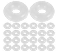 JOINPAYA 80 Unidades Topes para Pulseras de Silicona Transparente Anillos de Goma Antideslizantes para Sujetar Charms Pulseras de Cadena Serpiente Accesorios de Joyería Resistentes y