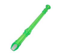 JOINPAYA 8agujero Grabadora Flauta Dulce Soprano de Abs Transparente Instrumento de Viento para Tocar Música Clases de Educación Musical Verde
