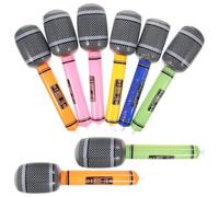 JOINPAYA 8piezas Micrófonos Inflables para Juguetes De Micrófono Realistas Accesorios De Diversión para De