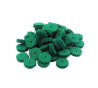 JOINPAYA 90 Piezas Arandelas de Fieltro para Teclado de Piano 22 Mm Lavadora de Piano Verde Kit Reparación Nivelación y Regulación Accesorios para Pianola