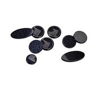 JOINPAYA 9piezas Botones De Teclas De Saxofón Tenor y Soprano Incrustaciones Azul Accesorios Para Saxofón