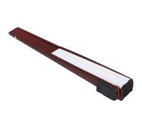 JOINPAYA Abanico de Mano Plegable Luces LED Azul y Estructura de Madera, Adecuado para Festivales de Música, Fiestas y Eventos al Aire Libre, Compacto y Fácil de Transportar