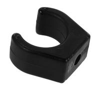 JOINPAYA Abrazadera de Tubo de Nylon para Barco Clip Resistente para Yates y Embarcaciones Sujetador Multifuncional para Almacenamiento Instalación Fácil y Duradera Accesorio Náutico Negro
