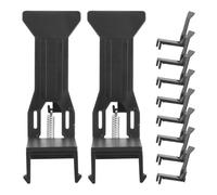 JOINPAYA Abrazaderas Resistentes para Bandeja de Clip de Plástico para Caja Registradora 10 Unidades Negras Accesorio Práctico para Organización y Manejo en Puntos de Venta