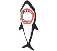 JOINPAYA Abridor de Botellas de Cerveza Imán, Diseño de Tiburón Negro, Material Metálico y Silicona, Compacto y Portátil para Cocina y Camping