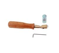 JOINPAYA Accesorios para Piezas de Piano Herramienta de Entonación para Kit de Reparación Martillo de Piano Doblado de 3 Agujas Mango de Madera Dura Fácil de Usar