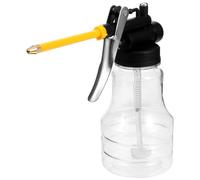 JOINPAYA Aceitera Bicicletas para Electrodomésticos Mantenimiento de y Bomba de Engrase Manual de 250 Ml , Cuerpo Transparente de Plástico , sin Fugas de Aceite , Adecuado para