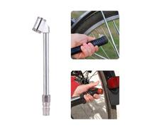 JOINPAYA Adaptador de Válvula Metálico para Inflador de Ruedas de Motocicleta y Coche Boquilla Multifuncional y Dial Mecánico para Inflado en Espacios Reducidos