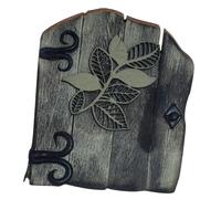 JOINPAYA adornos de puerta de hadas decoración de hadas casa de muñecas miniatura Decoración del jardín de hadas diminuto mini puerta de duende puerta de hada elfa de madera