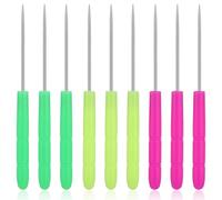JOINPAYA Aguja de Punzón para Reparación y Costura, Pack de 50 Unidades en Plástico y Metal, Uso Profesional en Artesanía y Fabricación de Zapatos Color Aleatorio