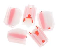 JOINPAYA Aguja De Tocadiscos De Rubí Súper Dura, 5 Piezas De Reemplazo Para Gramófono y Reproductor De Vinilo, Aguja De Plástico Compatible Tocadiscos Antiguos Para Alta Fidelidad Sonora