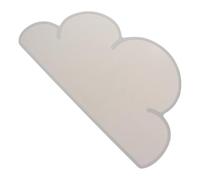 JOINPAYA Alfombrilla de Silicona para Comedero de Perros y Gatos Antideslizante Resistente al Desgaste Resistente al Calor Color Gris Claro para Alimentación y Protección del Suelo de