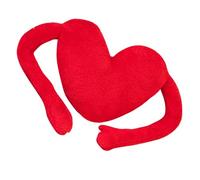 JOINPAYA Almohada de Peluche en Forma de Mano y Corazón Roja, Cojín Suave Decoración del Hogar, Peluche Relleno para Regalar en San Valentín y Habitaciones Infantiles