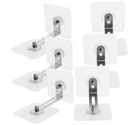 JOINPAYA Anclajes De Seguridad Para Muebles a Prueba De Bebés 6 Piezas Fijaciones Antivuelco Para Armarios Adhesivos Para Estanterías Fácil Instalación Sin Taladrar Adecuado Para Hogares Niños
