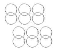 JOINPAYA Anillos Metálicos para Encuadernación 75 MM Interior 85 MM Exterior Grosor 42 MM 12 Unidades Anillas Reutilizables para Álbumes Carpetas y Hojas Sueltas Uso Oficina y