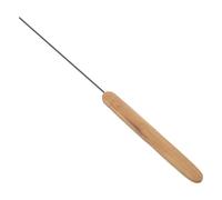 JOINPAYA Aparejo de Pesca para Gusanos y Cebo Color Caqui Madera y Acero Inoxidable Enhebrado de Cebo para Pesca en Exterior