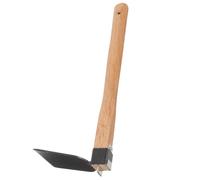 JOINPAYA Azada de Hierro y Madera Ligera para Jardinería, Aflojamiento de Suelo y Deshierbe en Exteriores, Herramienta Pequeña para Plantar Flores Jardín