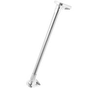 JOINPAYA Barra para Cortina de Ducha, Barra para Cortina Retráctil Telescópica de Acero Inoxidable, 50-80cm, Plata, sin Perforar, Resistente al Desgaste Óxido, para Armario y Ducha