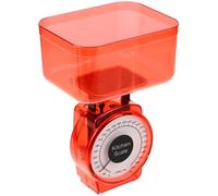 JOINPAYA Báscula Mecánica de Cocina 1kg sin Batería, Escala de Medición Precisa para Alimentos, Material Plástico Seguro, Uso Doméstico y Restauración, Color Aleatorio